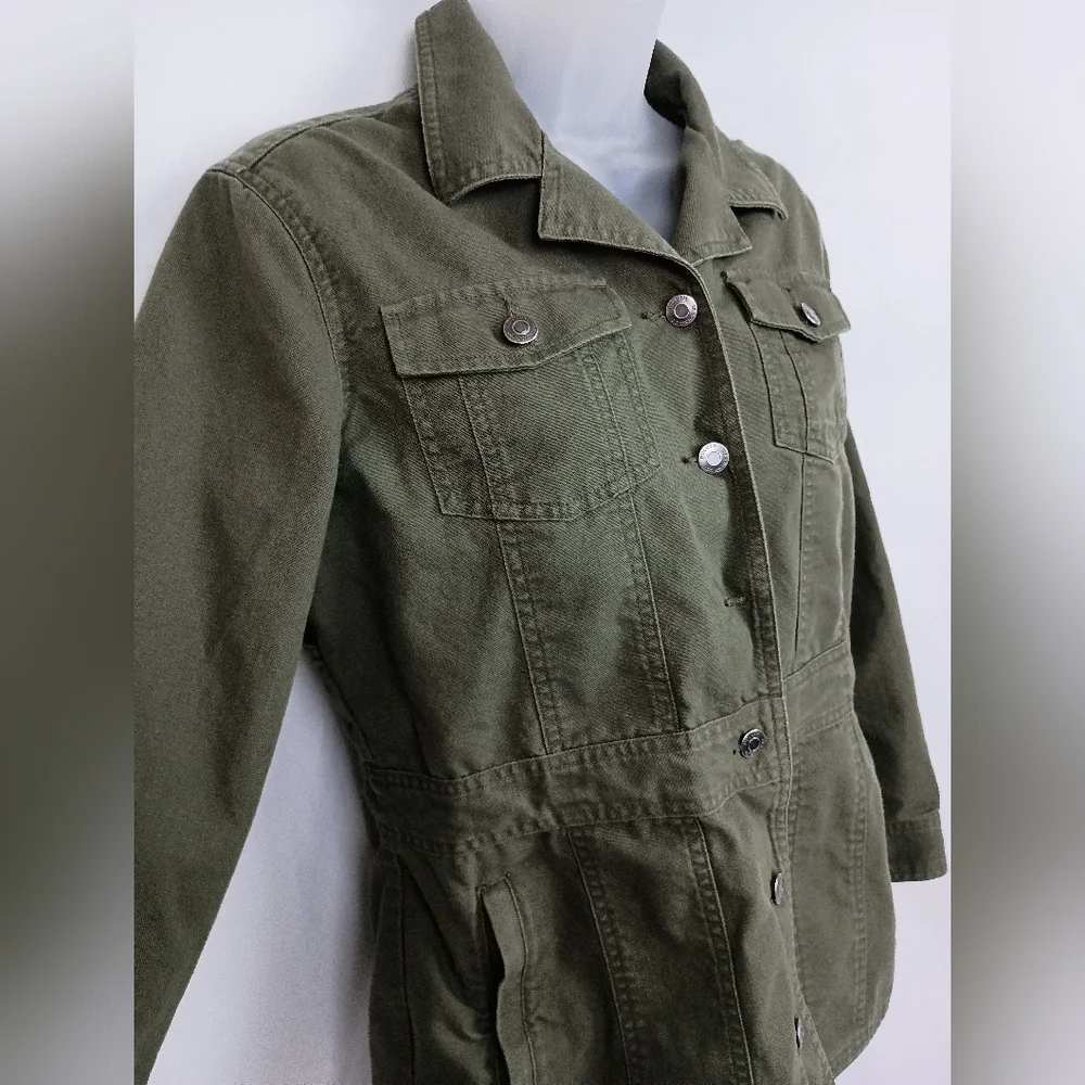 Olive Green Utility Chore DULUTH TRADING Women's‎ Jacket (#1,377)